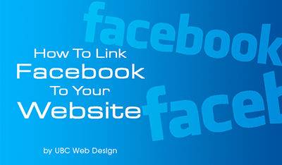 How to link facebook to website