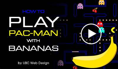 Makey Makey - Pac-man with banana